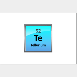 Tellurium Element Symbol - Periodic Table Posters and Art